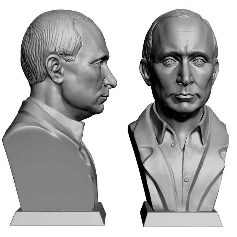 картинка Путин L2-004 3D-STL.COM