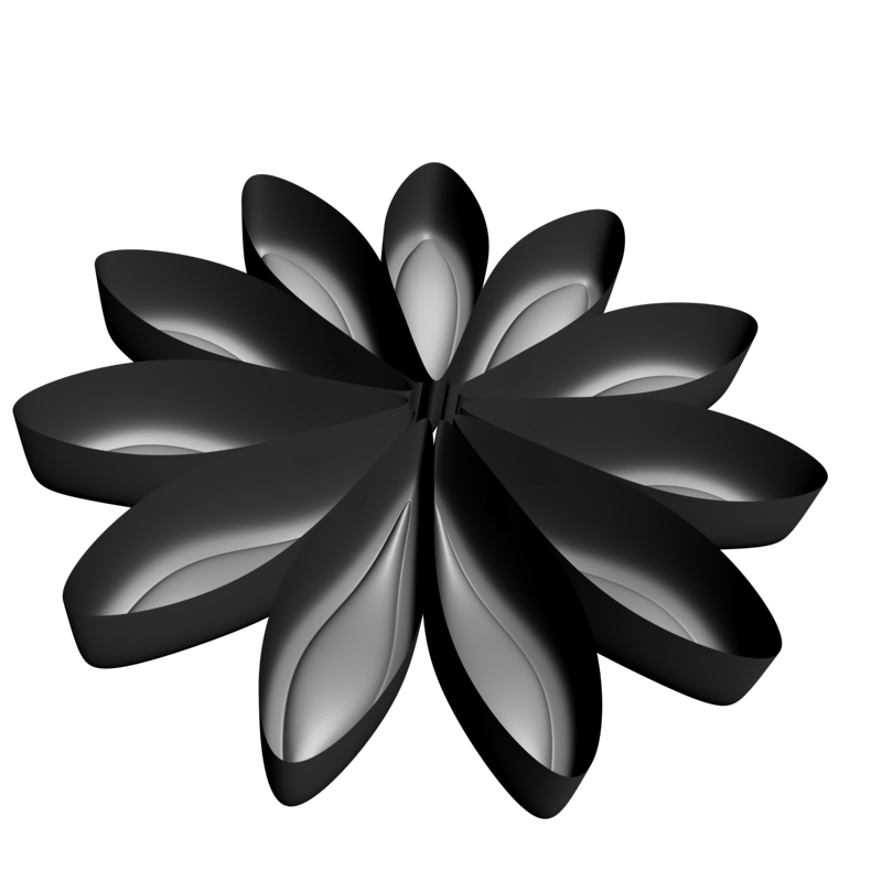 картинка Розетка резная D16-350 3D-STL.COM
