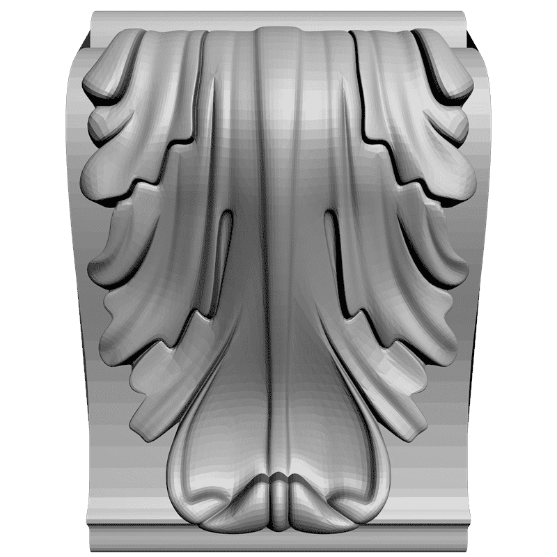 картинка Кронштейн резной D9-099 3D-STL.COM