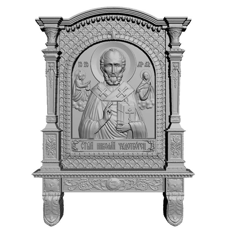 картинка Николай Чудотворец V3-222 3D-STL.COM