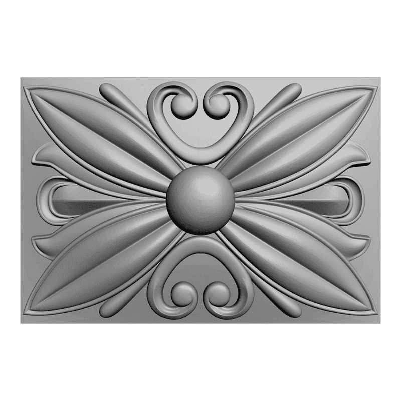 картинка Розетка резная D16-206 3D-STL.COM