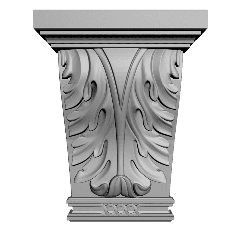 картинка Кронштейн резной D9-050 3D-STL.COM