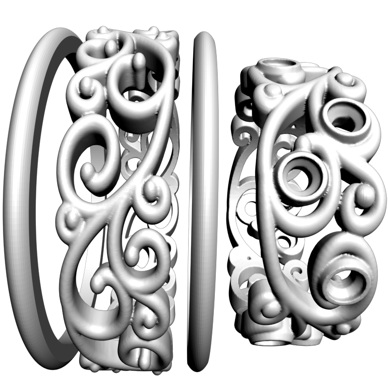 картинка Кольцо RY2-135 3D-STL.COM