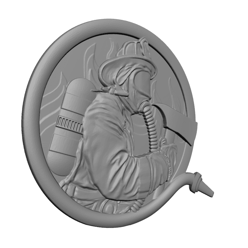 картинка Пожарник P4-218 3D-STL.COM