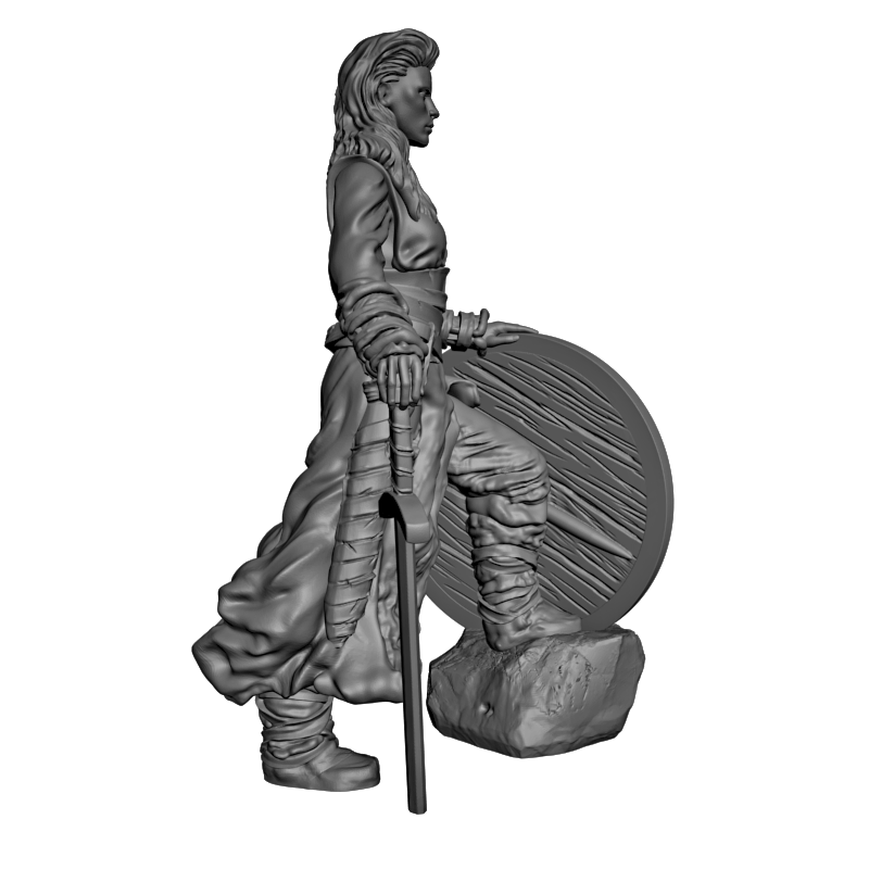 картинка Девушка-воин PI1-449 3D-STL.COM