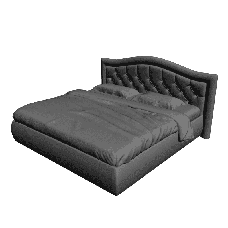картинка Кровать Fidji Lux M4-124 3D-STL.COM