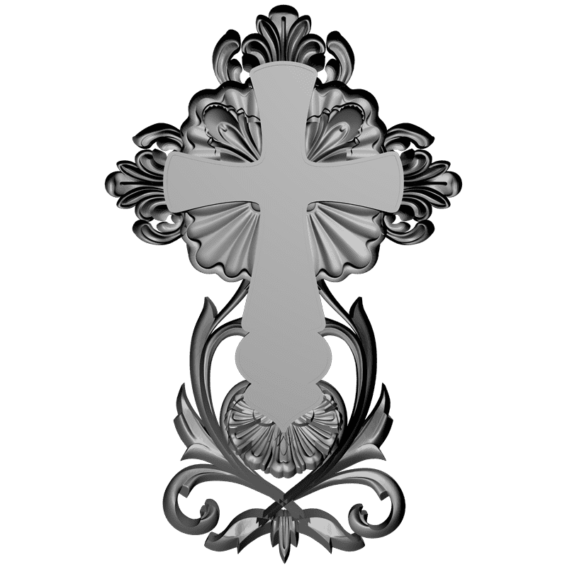 картинка Крестик RY4-023 3D-STL.COM