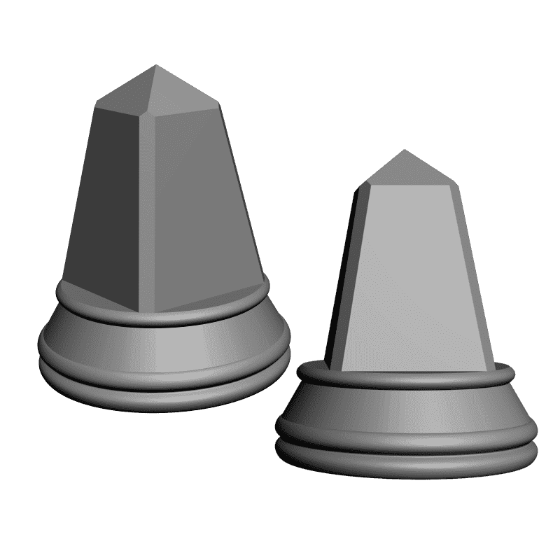 картинка Набор шахмат. Хрустальные PI3-104 3D-STL.COM