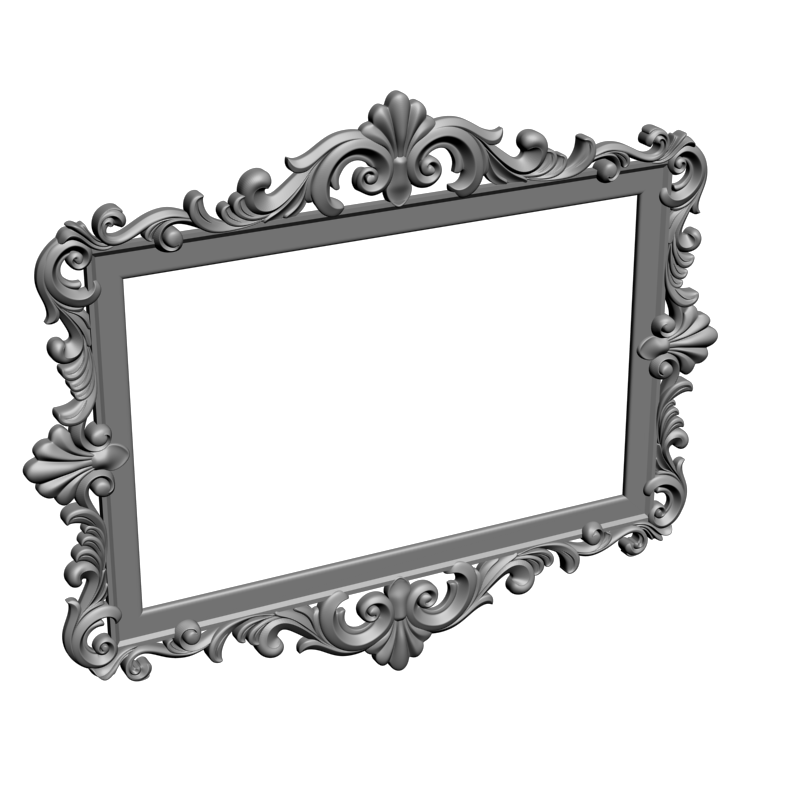 картинка Рама резная D14-443 3D-STL.COM