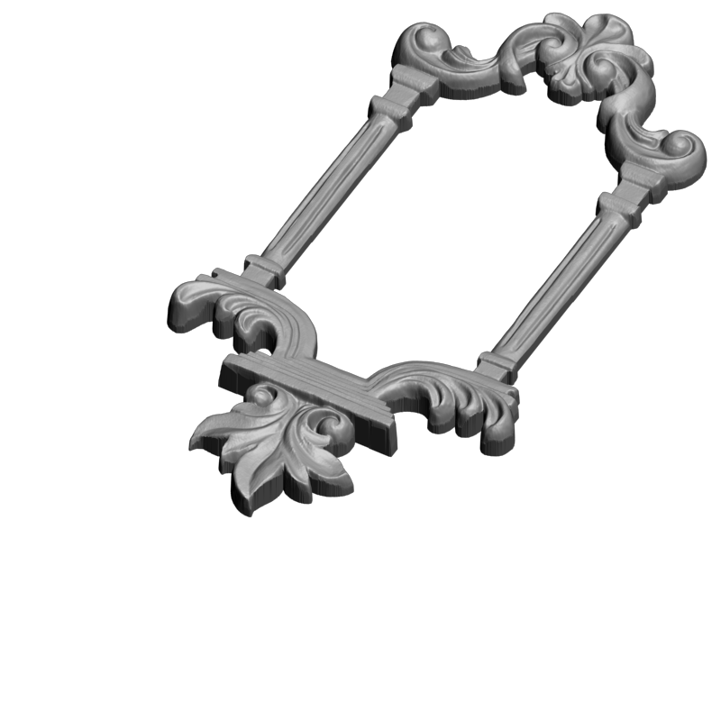 картинка Рамка резная D14-628 3D-STL.COM