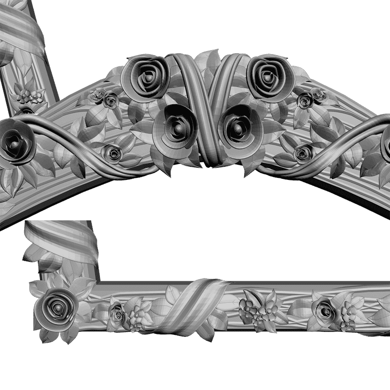 картинка Рамка резная D14-012 3D-STL.COM