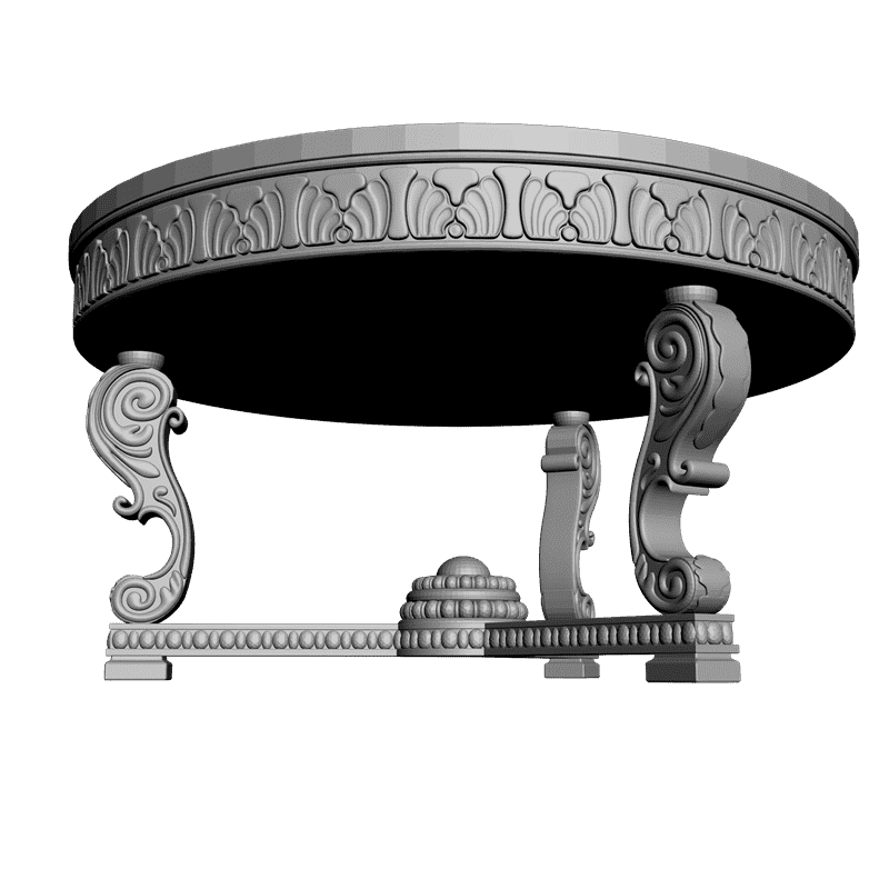 картинка Стол круглый M8-016 3D-STL.COM