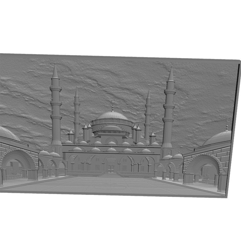 картинка Мечеть Сердце Чечни D12-050 3D-STL.COM