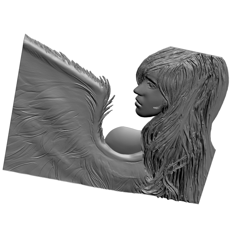 картинка Ангел V1-076 3D-STL.COM