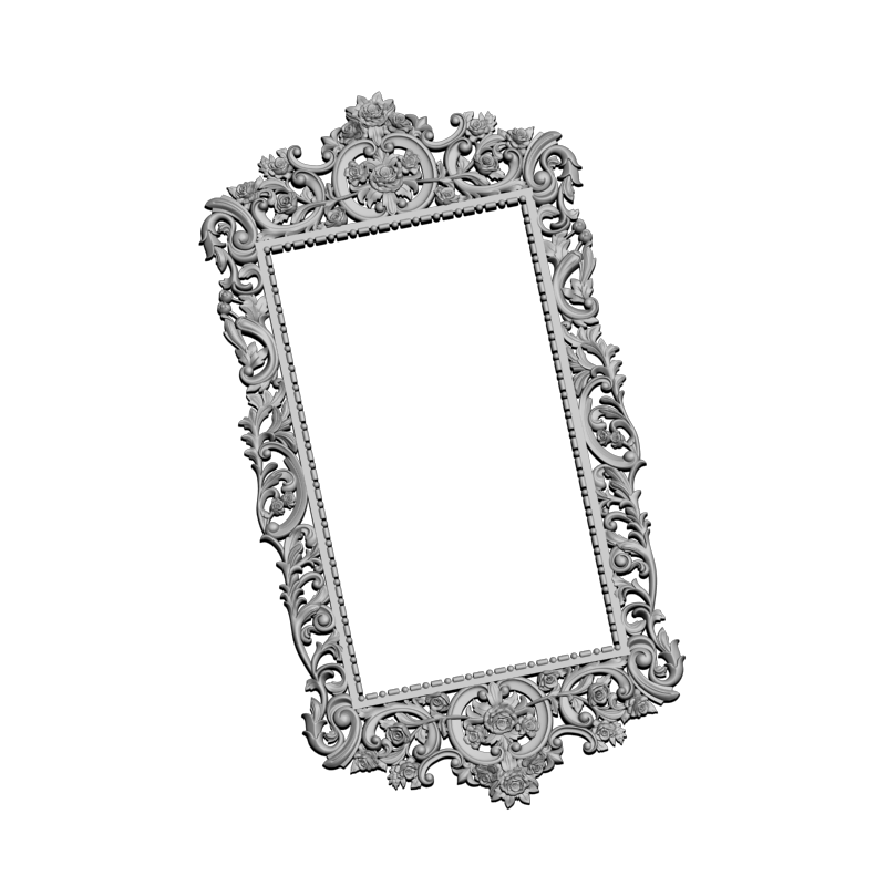 картинка Рама резная D14-465 3D-STL.COM