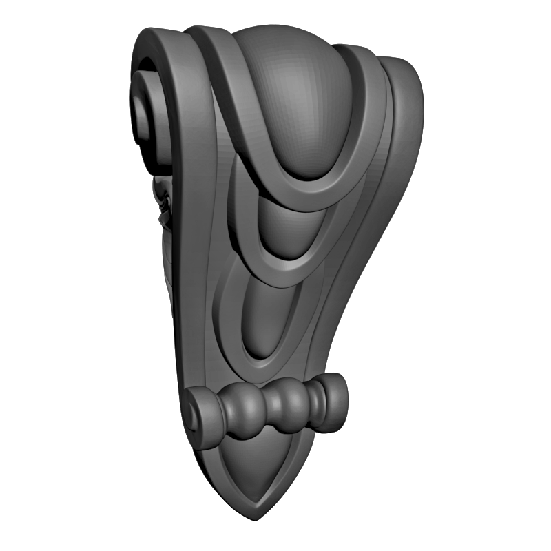 картинка Кронштейн резной D9-209 3D-STL.COM