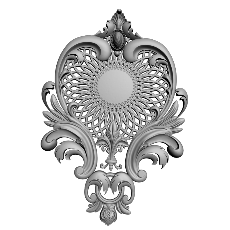 картинка Накладка декоративная D10-425 3D-STL.COM