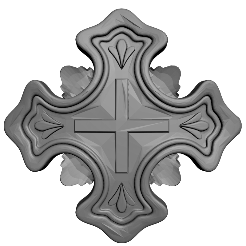картинка Розетка резная D16-357 3D-STL.COM