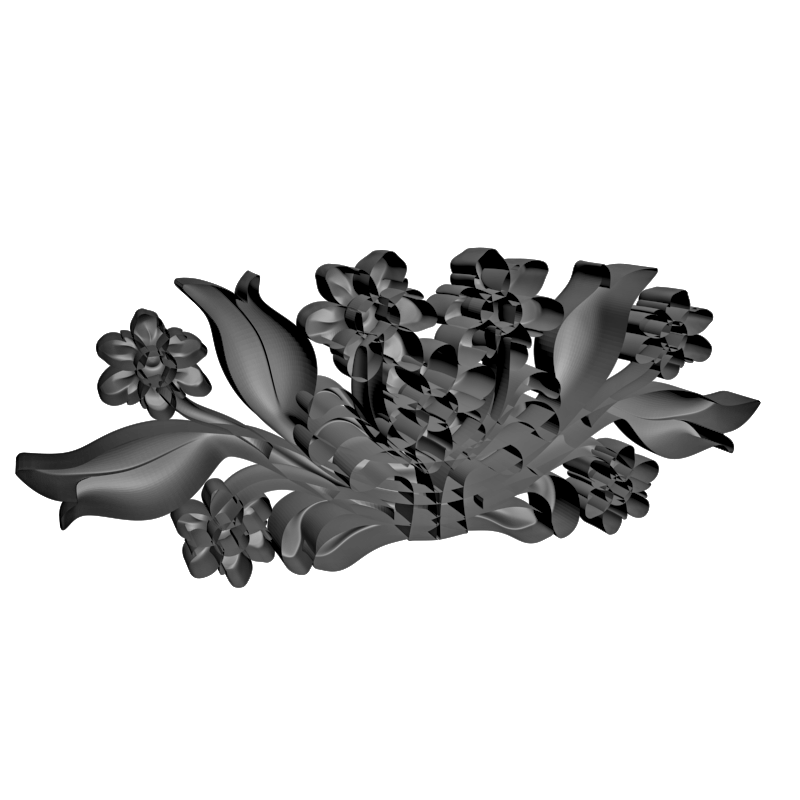 картинка Цветы F4-116 3D-STL.COM