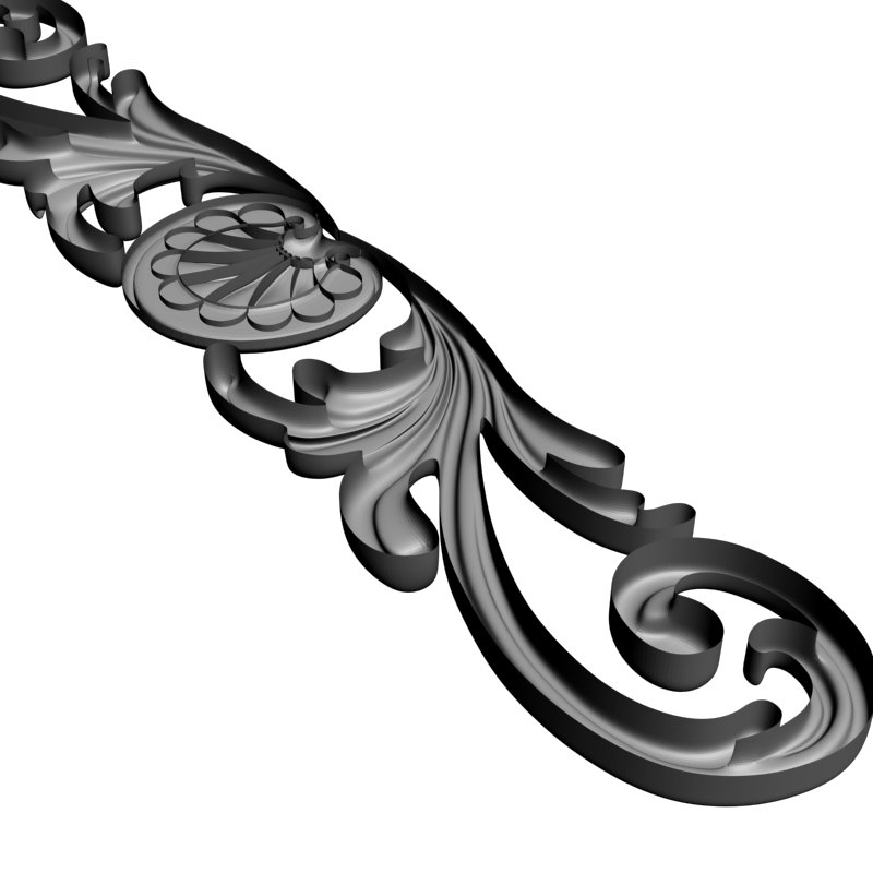картинка Накладка декоративная D10-351 3D-STL.COM