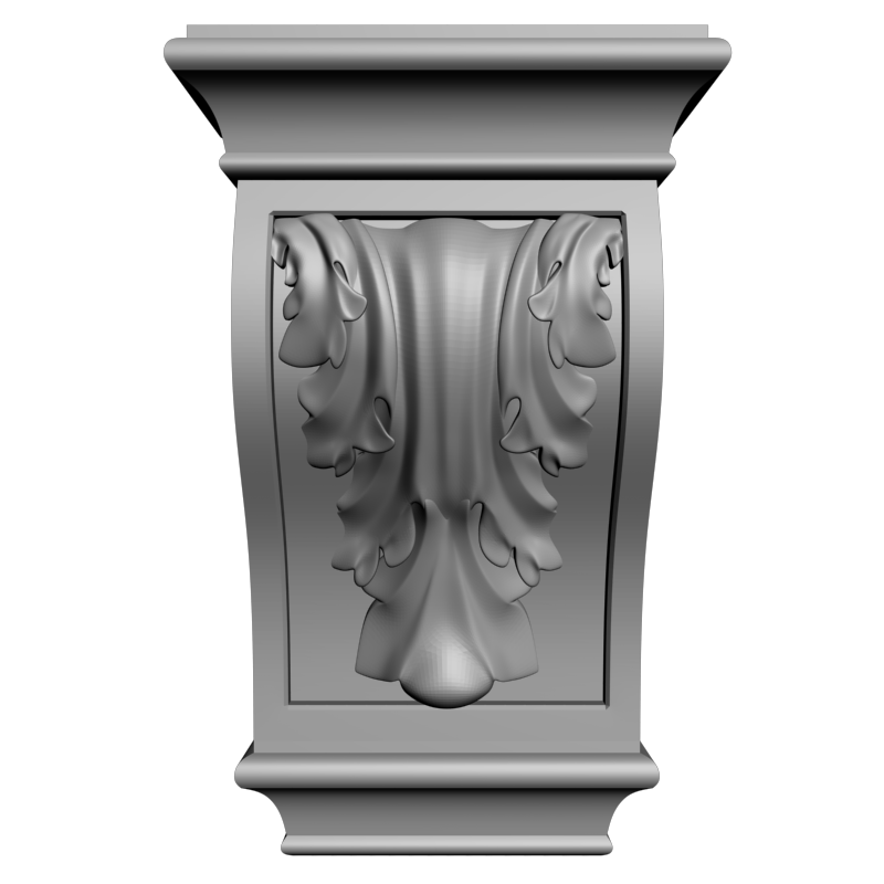 картинка Кронштейн резной D9-225 3D-STL.COM