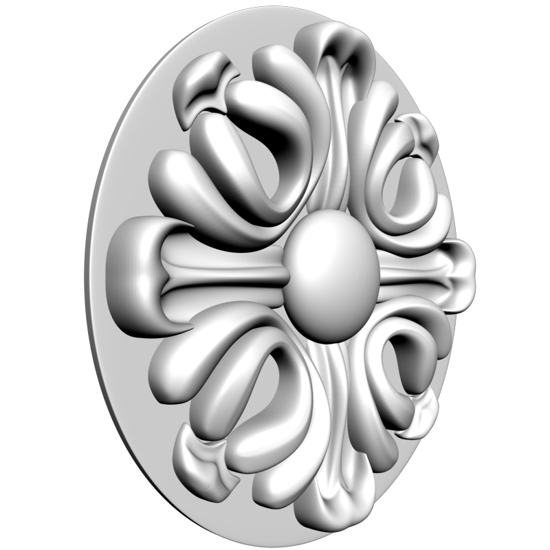 картинка Розетка резная D16-333 3D-STL.COM