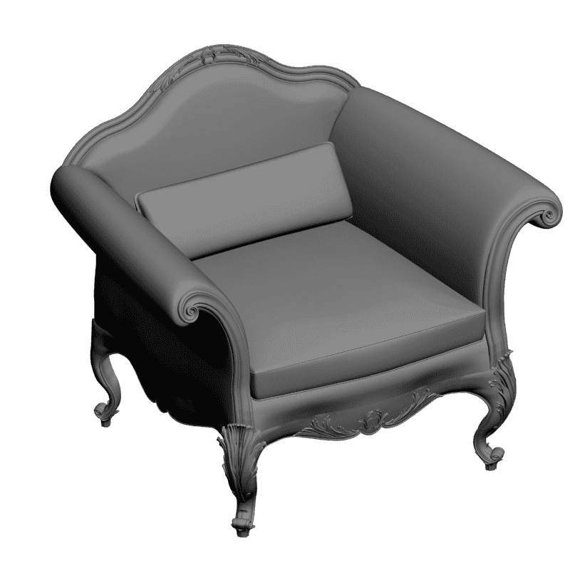 картинка Кресло Chelini M3-079 3D-STL.COM