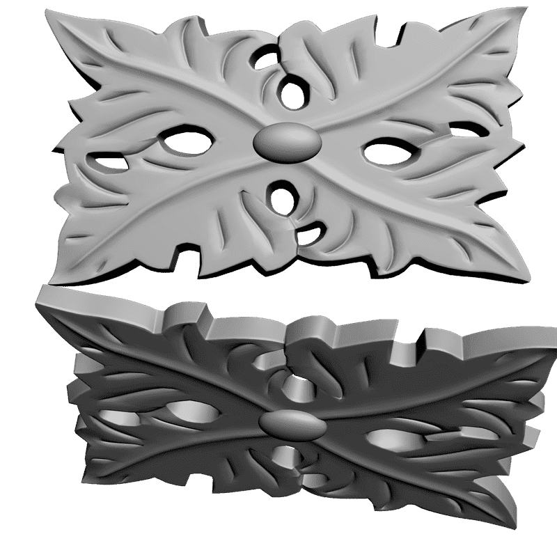 картинка Розетка декоративная D16-251 3D-STL.COM