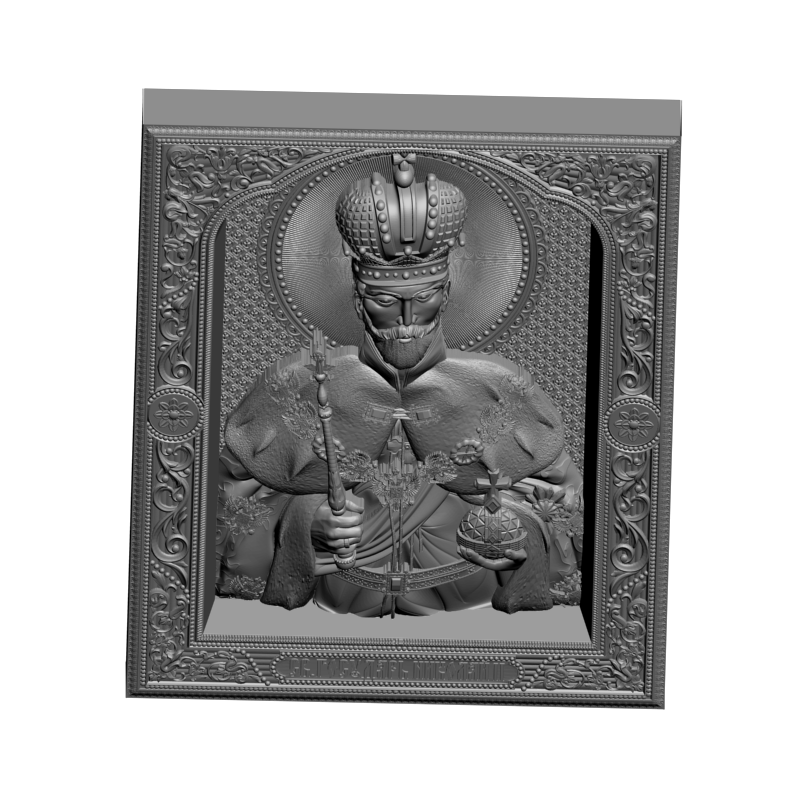 картинка Николай II V3-405 3D-STL.COM