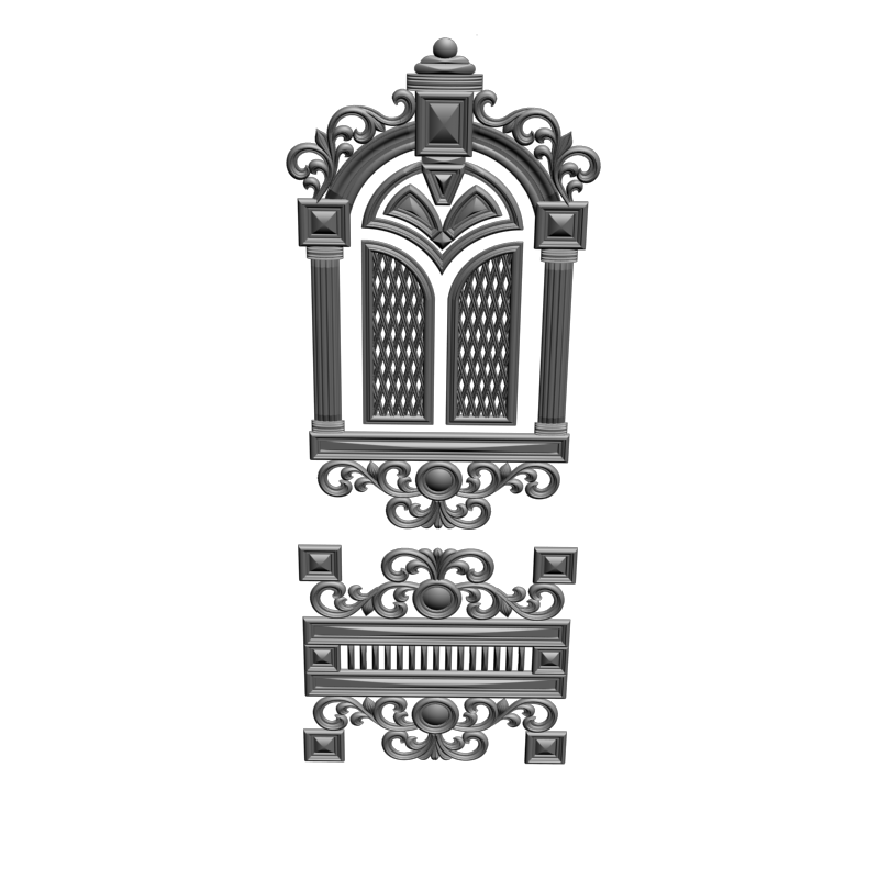 картинка Накладка на двери H3-098 3D-STL.COM