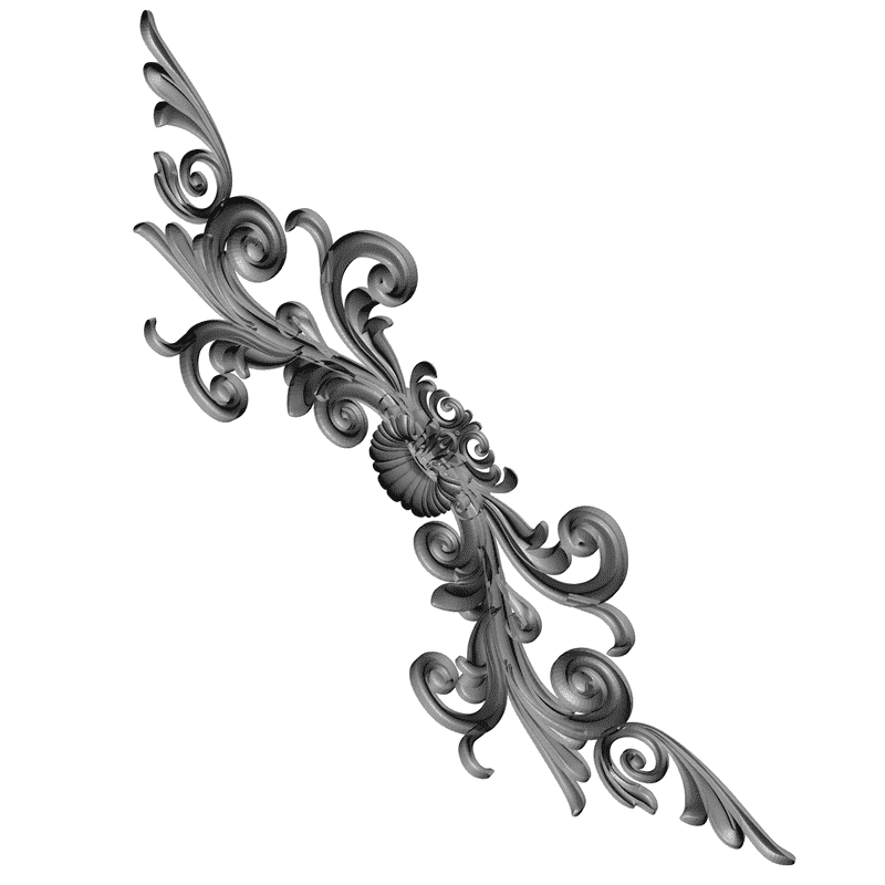 картинка Угловой элемент D19-005 3D-STL.COM