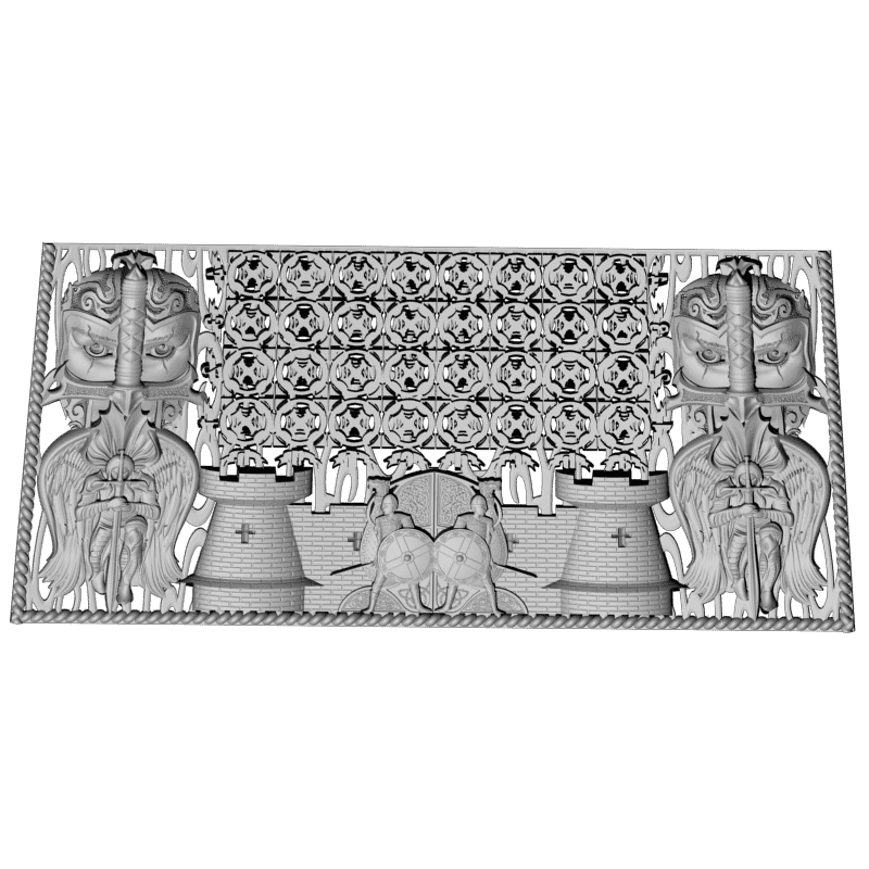 картинка Шахматы Ворота (1 сторона) PI3-121 3D-STL.COM