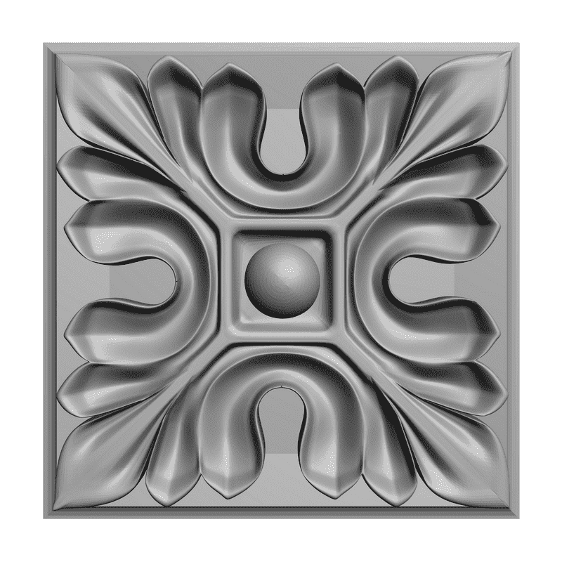 картинка Розетка резная D16-001 3D-STL.COM