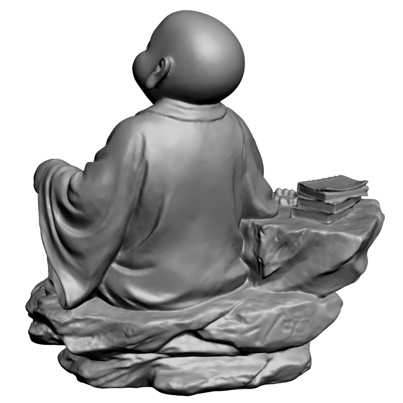 картинка Маленький Монах пьёт чай L3-220 3D-STL.COM