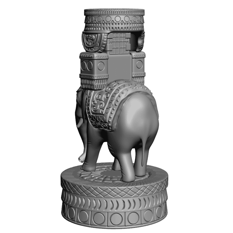 картинка Наездник на слоне L3-200 3D-STL.COM