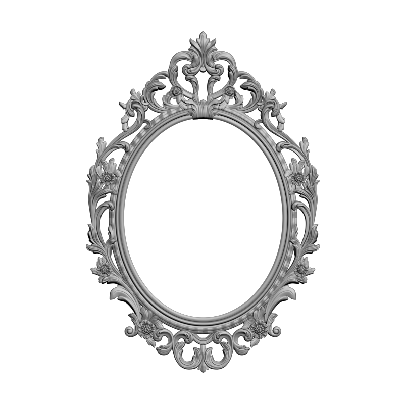картинка Рамка резная D14-596 3D-STL.COM