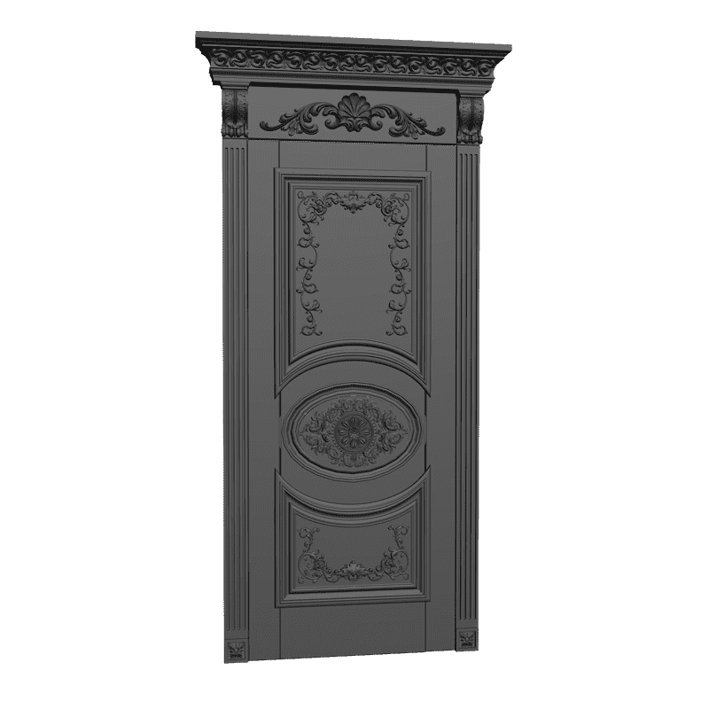 картинка Дверь резная H3-011 3D-STL.COM