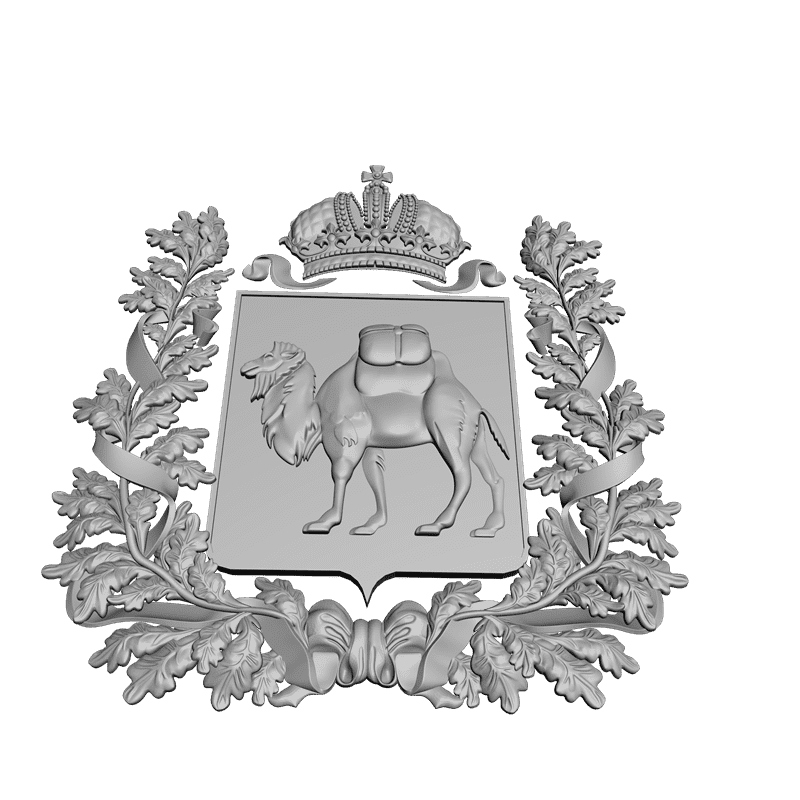 картинка Герб Челябинска RG1-015 3D-STL.COM