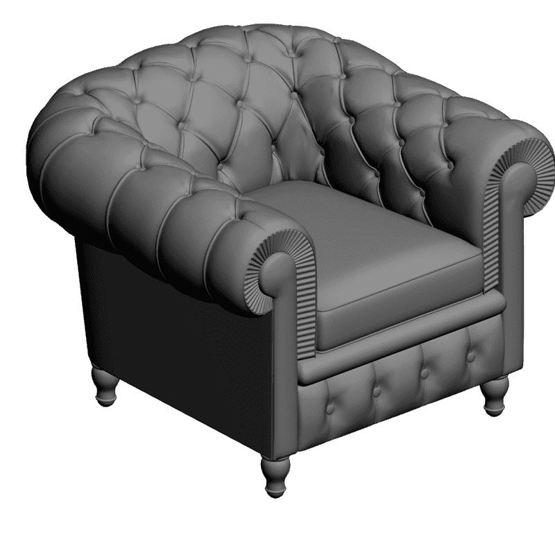 картинка Кресло M3-086 3D-STL.COM