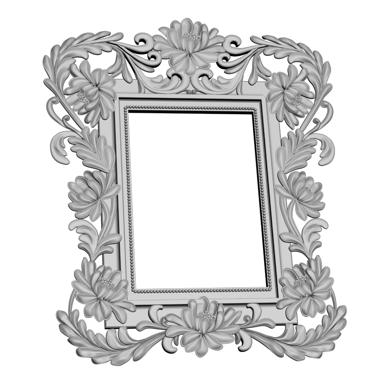 картинка Рама резная D14-563 3D-STL.COM