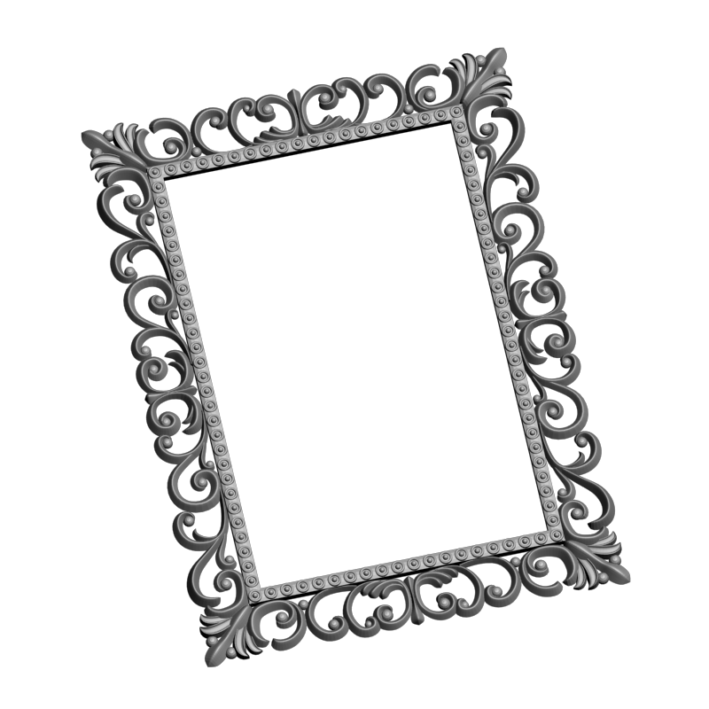 картинка Рамка резная D14-580 3D-STL.COM