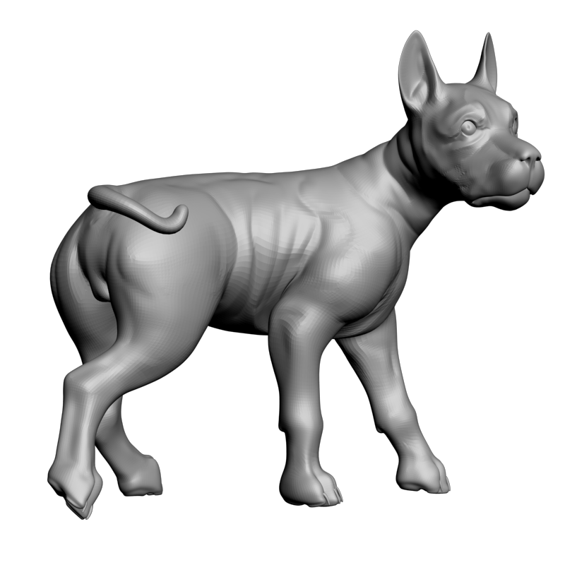 картинка Бульдог F1-188 3D-STL.COM