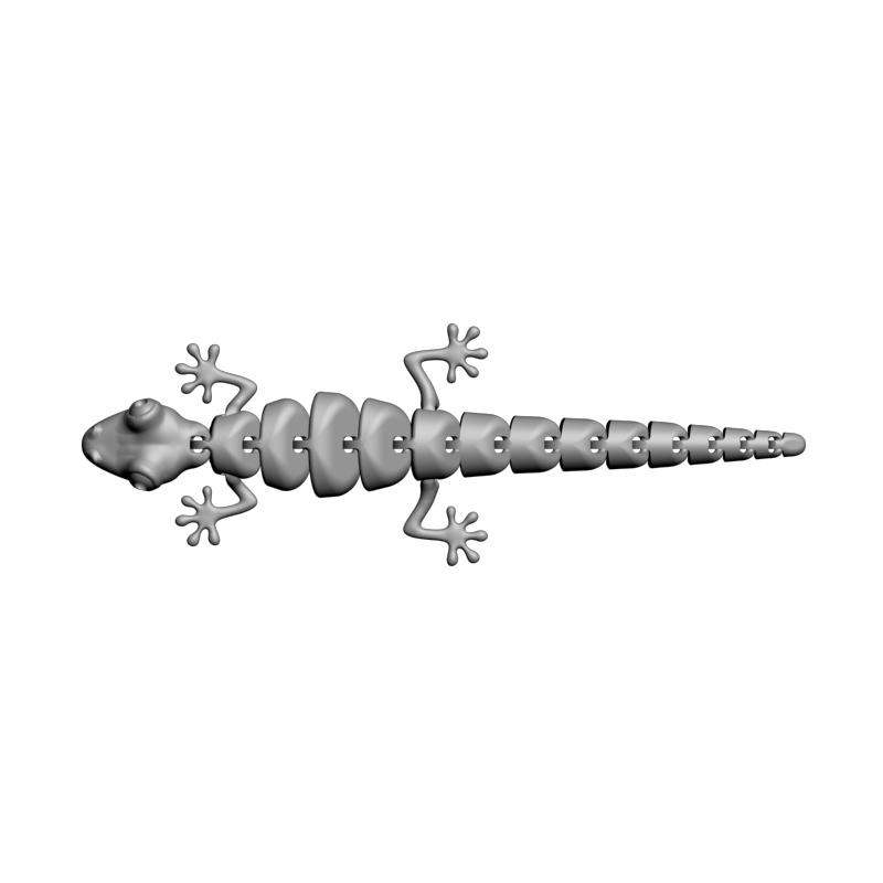 картинка Ящерица P4-604 3D-STL.COM