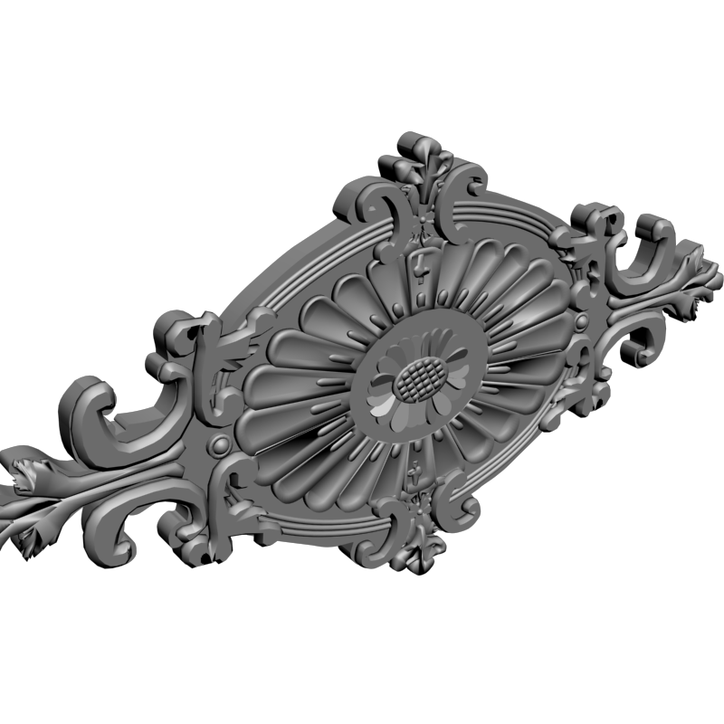 картинка Накладка резная D10-316 3D-STL.COM