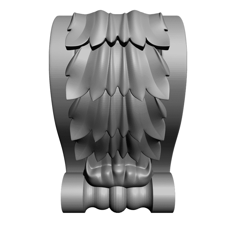 картинка Кронштейн резной D9-078 3D-STL.COM