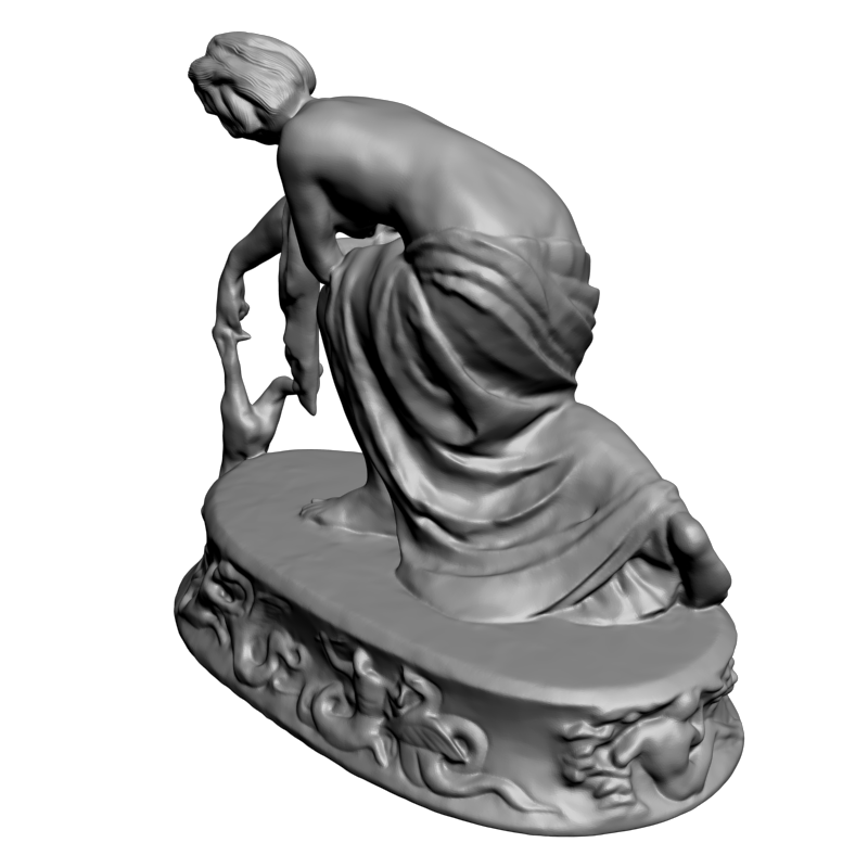 картинка Женщина и ребёнок L3-210 3D-STL.COM