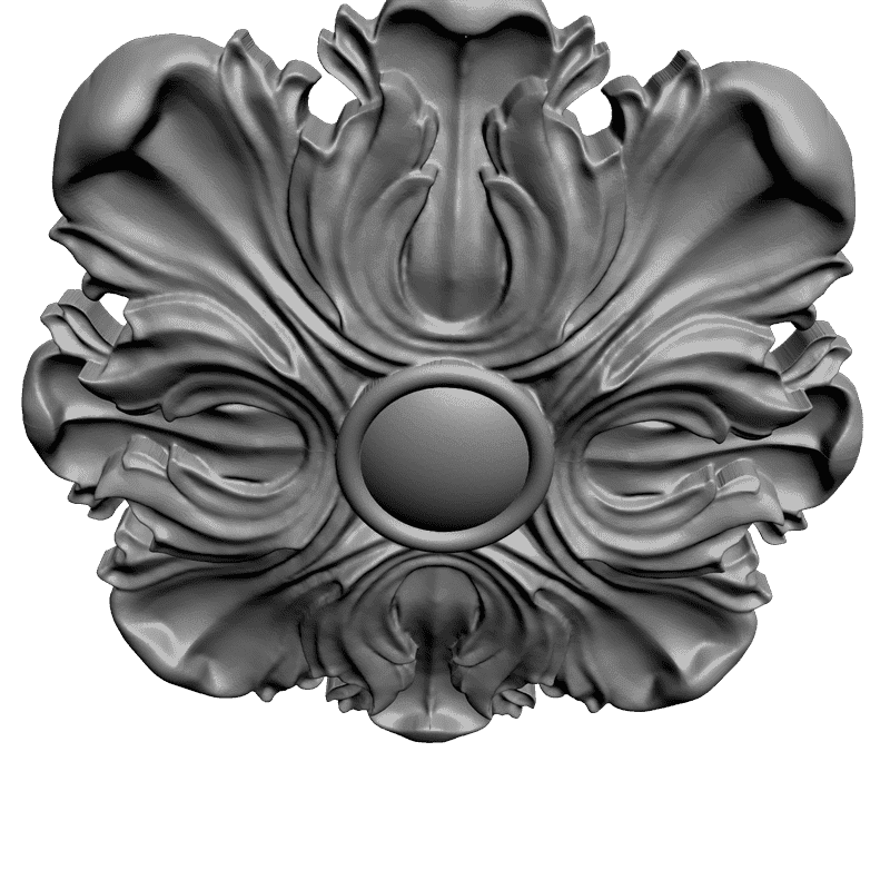 картинка Розетка резная D16-147 3D-STL.COM