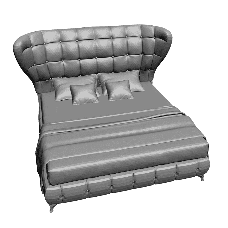 картинка Кровать M4-042 3D-STL.COM
