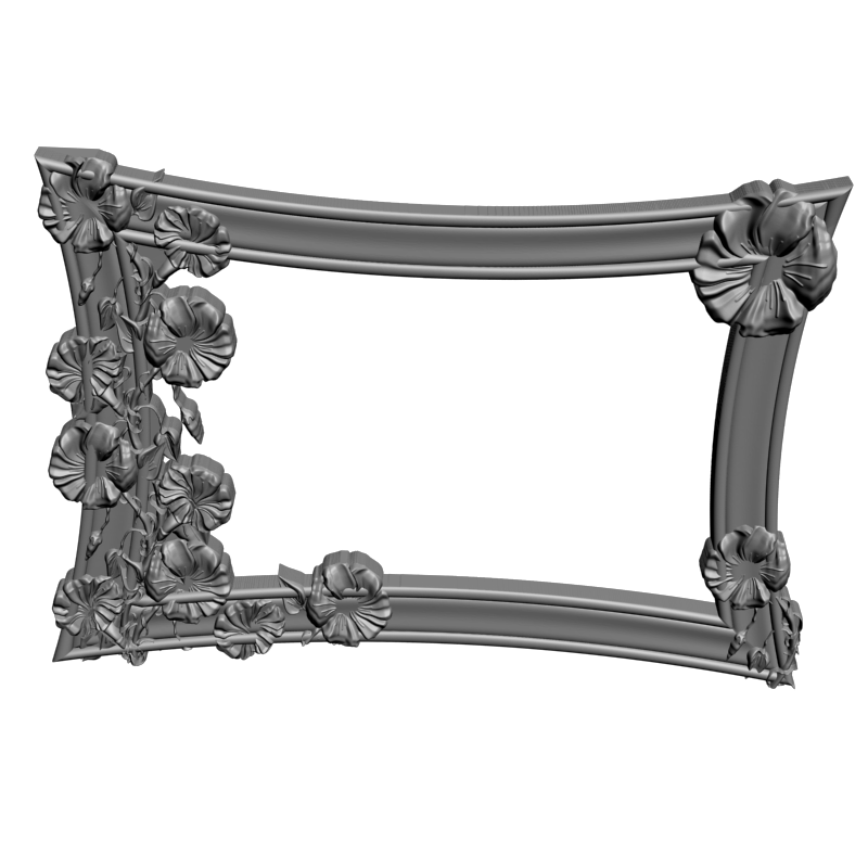 картинка Рама резная D14-425 3D-STL.COM