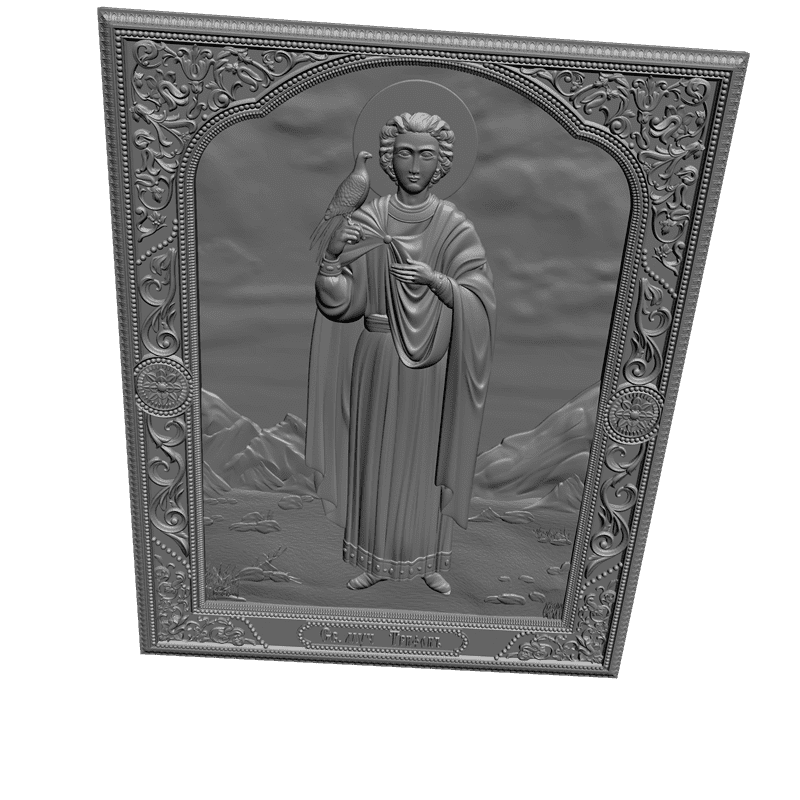 картинка Святой мученик Трифон V3-101 3D-STL.COM